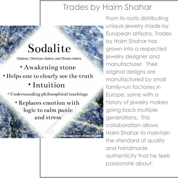 NWT Trades Sodalite Stretch Bracelet - Picture 5 of 6